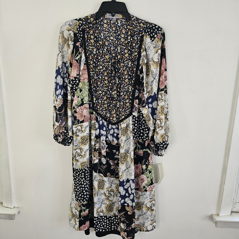 Floral Patchwork Dress